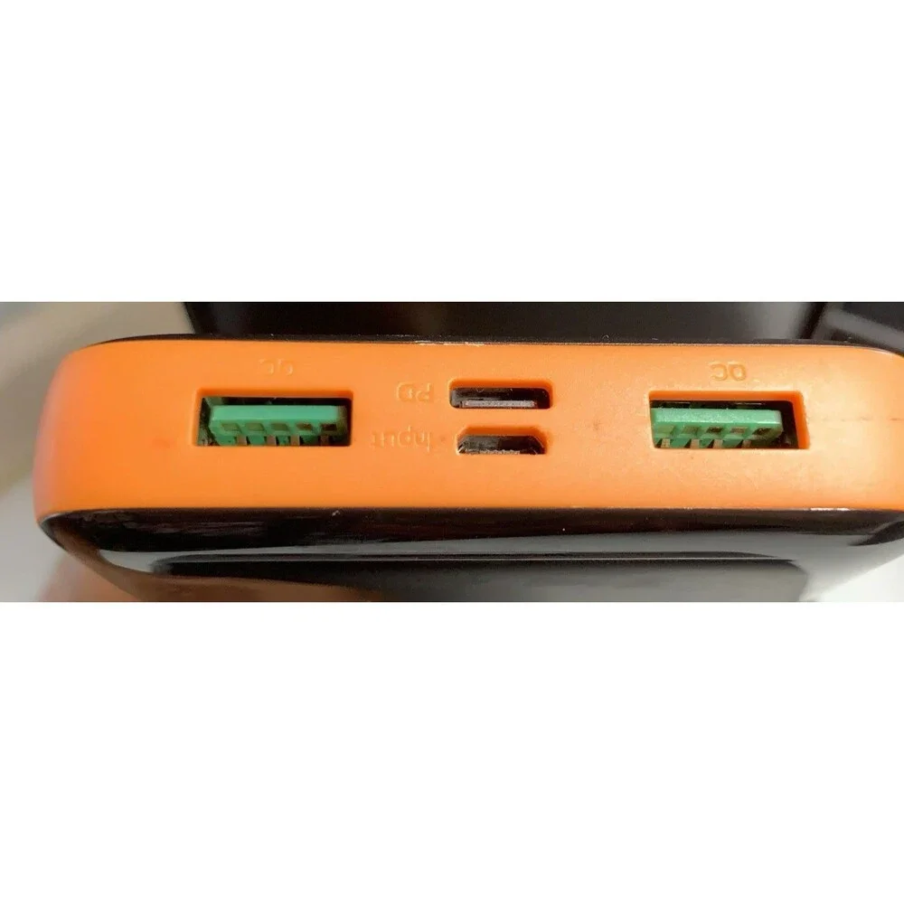 Intertek HX‑160Q2 Ultra Slim Power Bank 3080mAh • Dual USB • Fast Charge • Black